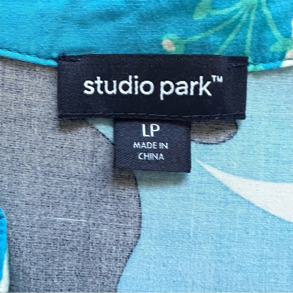 QVC Studio Park Floral Maxi Dress Women’s Size L - Picture 5 of 7